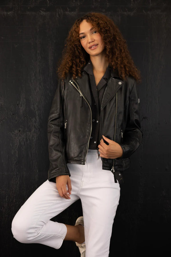 Pasja RF Leather Jacket - Black