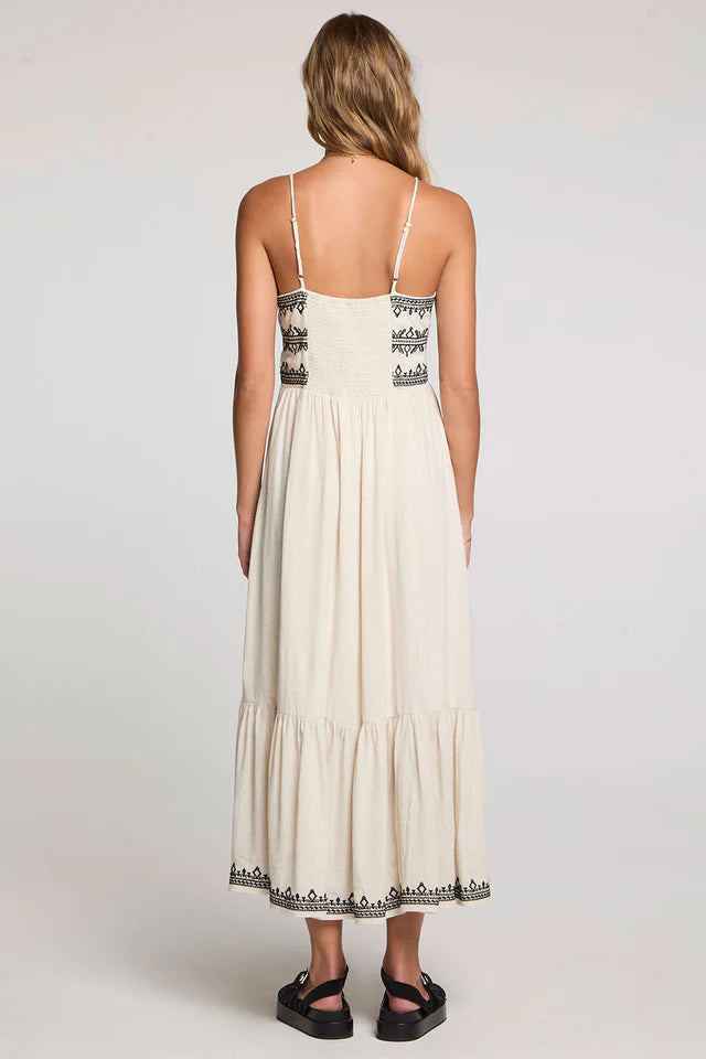 Zaelie Midi Dress - Natural