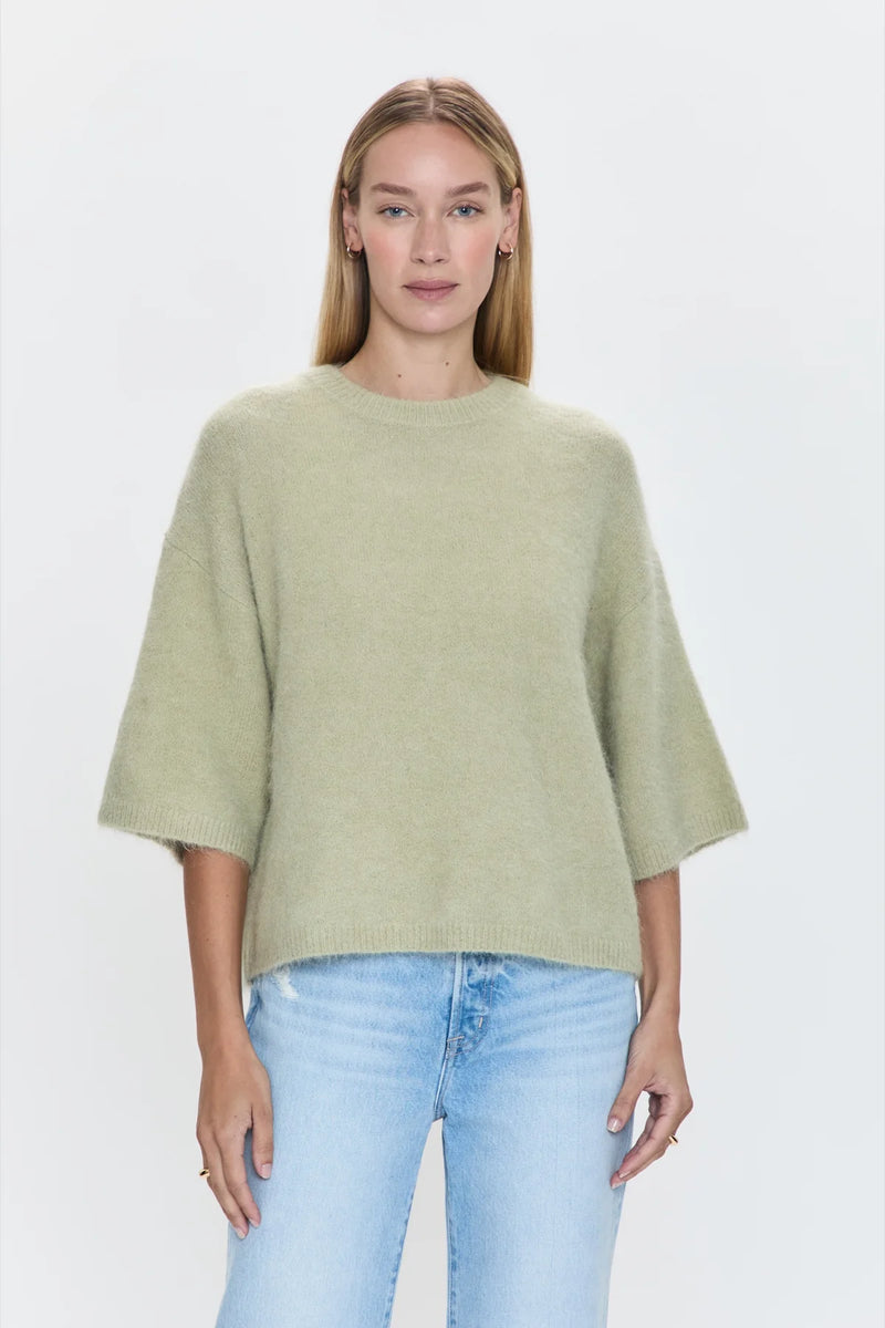 Micah S/S Crewneck Sweater - Pistachio