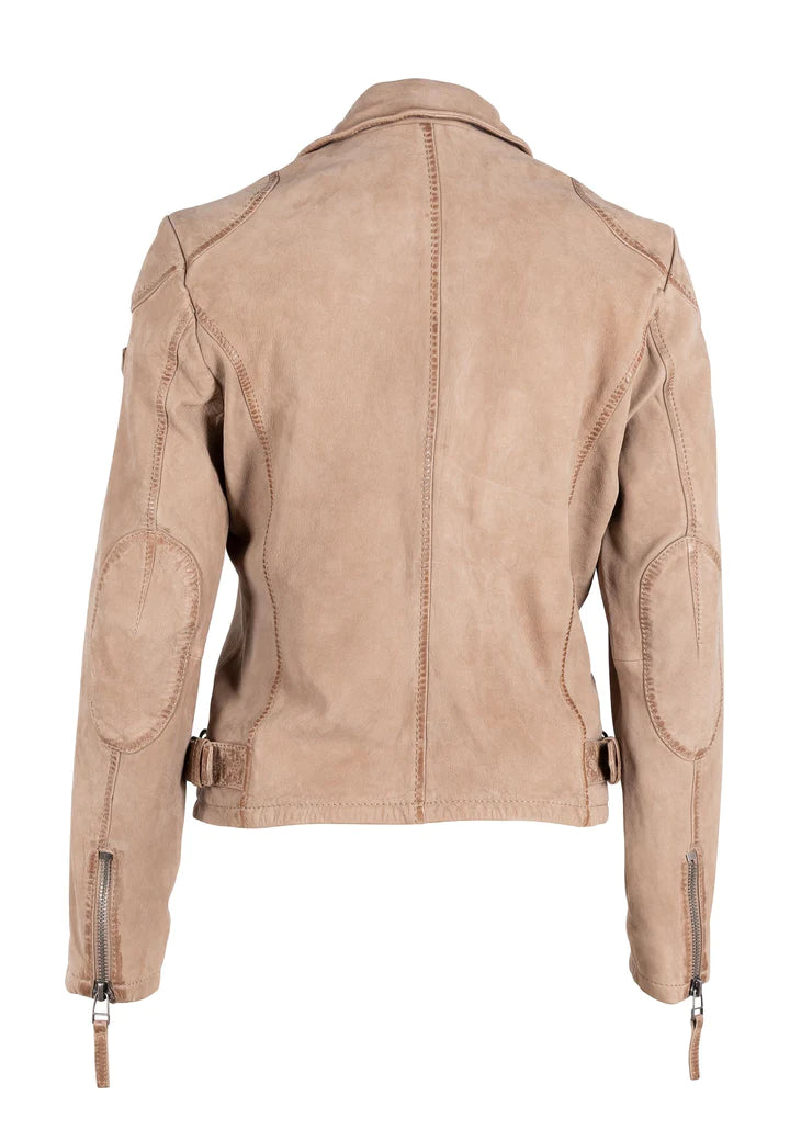 Karyn 2 RF Leather Jacket - Sand