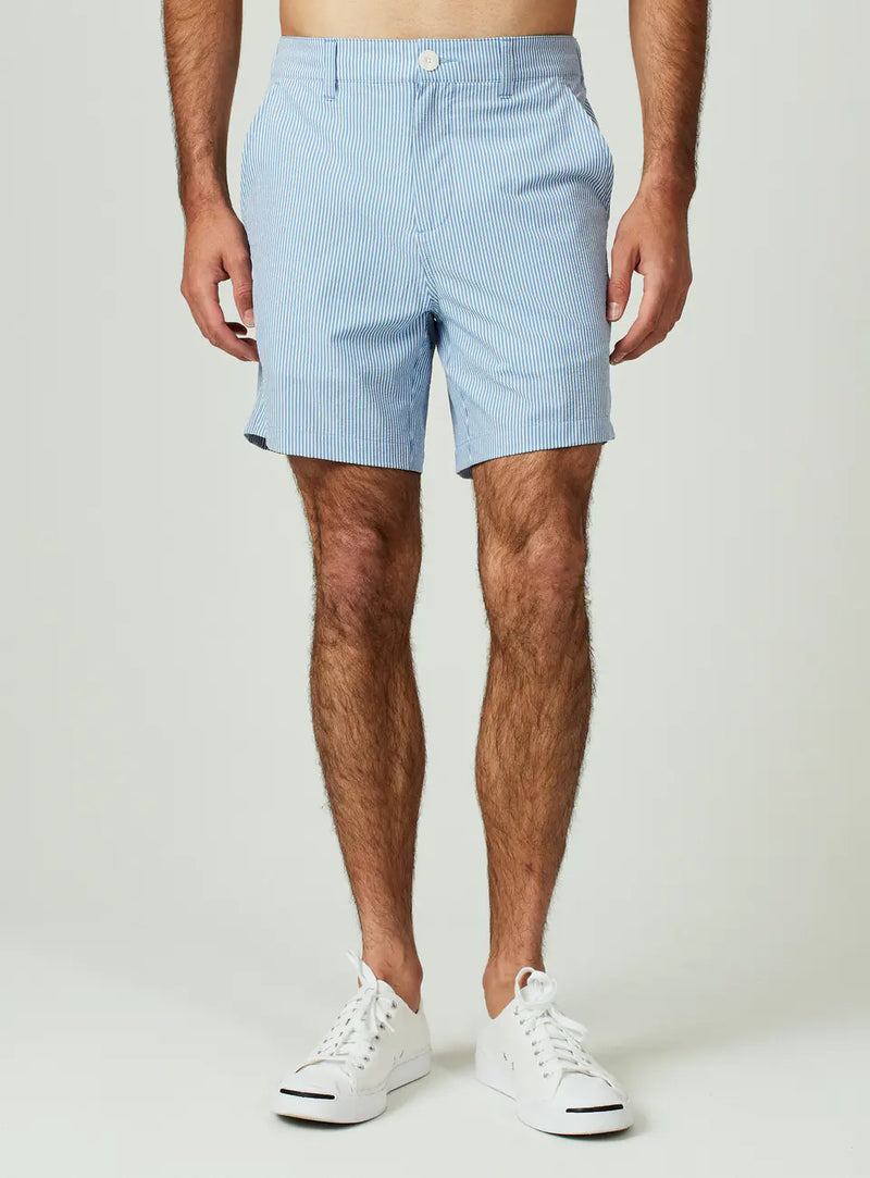 La Jolla Hybrid 7" Short - Blue