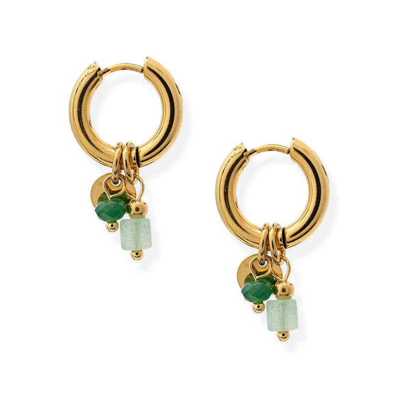 Sage Hoop Earrings