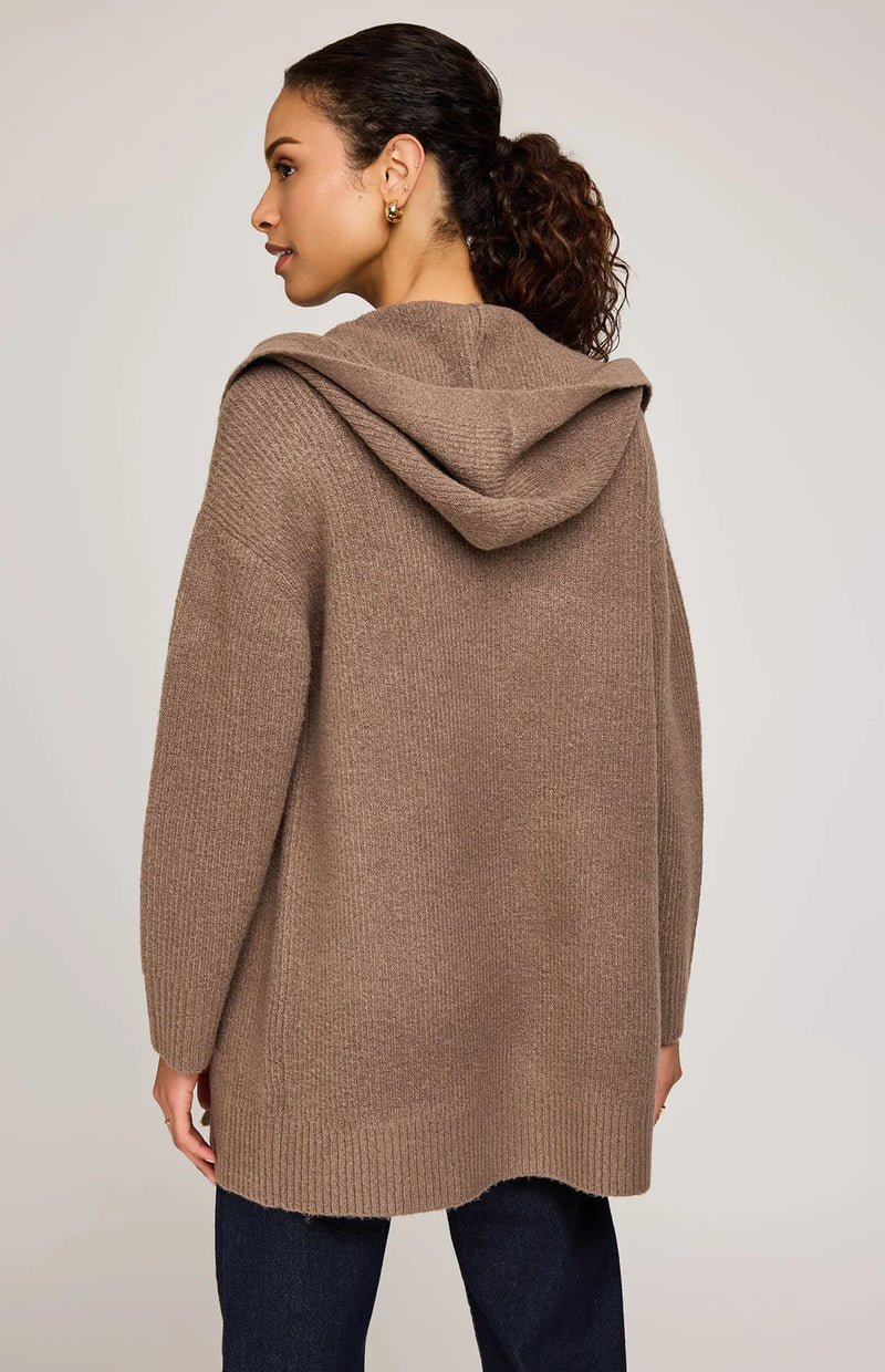 Ilana Cardigan - Heather Bark