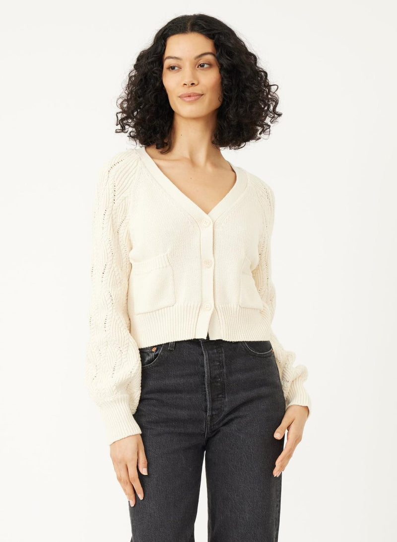 Sadie Cardigan - Chalk