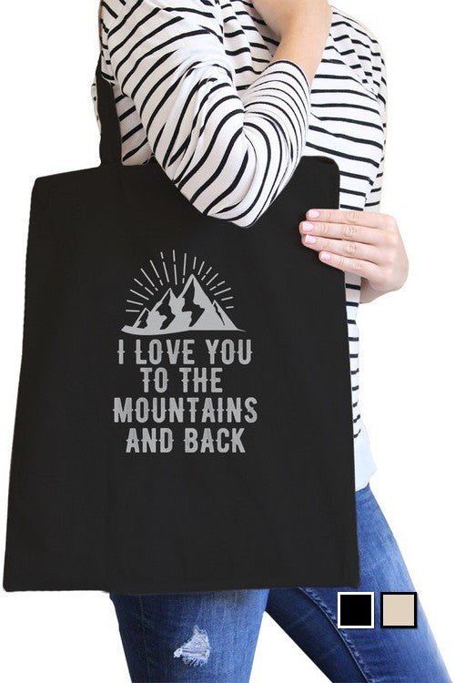 Mountain and Back Canvas Bag