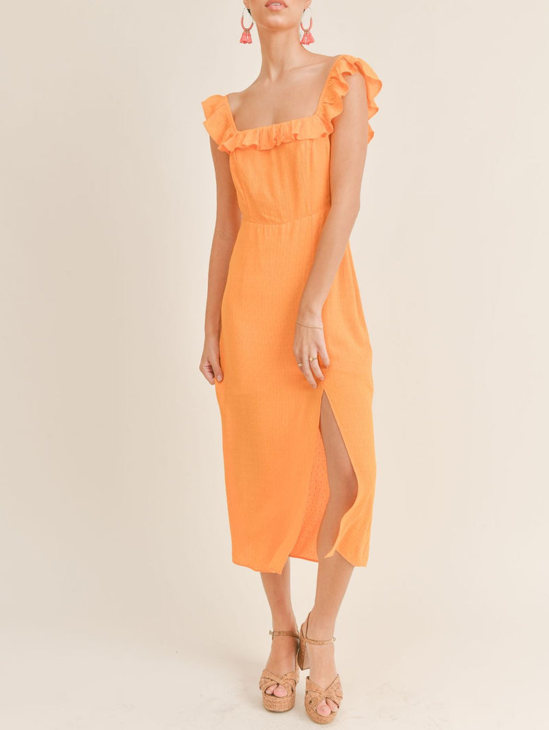 Tropicana Off the Shoulder Midi Dress