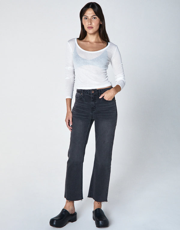 Marlow Mid-Rise Cropped Demi Flare - Psych