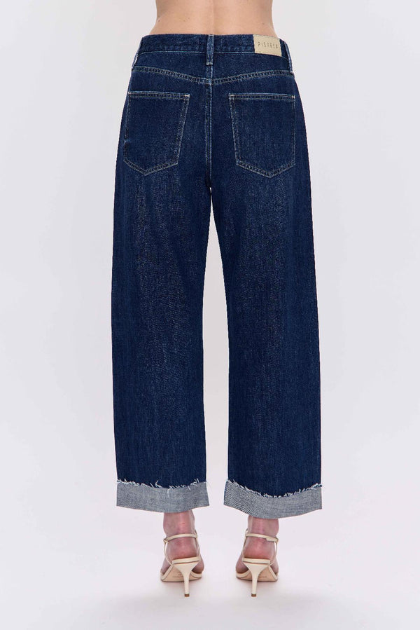 Kacey Mid Rise Cuffed Boyfriend Jean - Cultivate