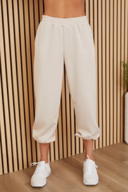 Light Weight Soft Touch Motion Sweat Pant - Off White
