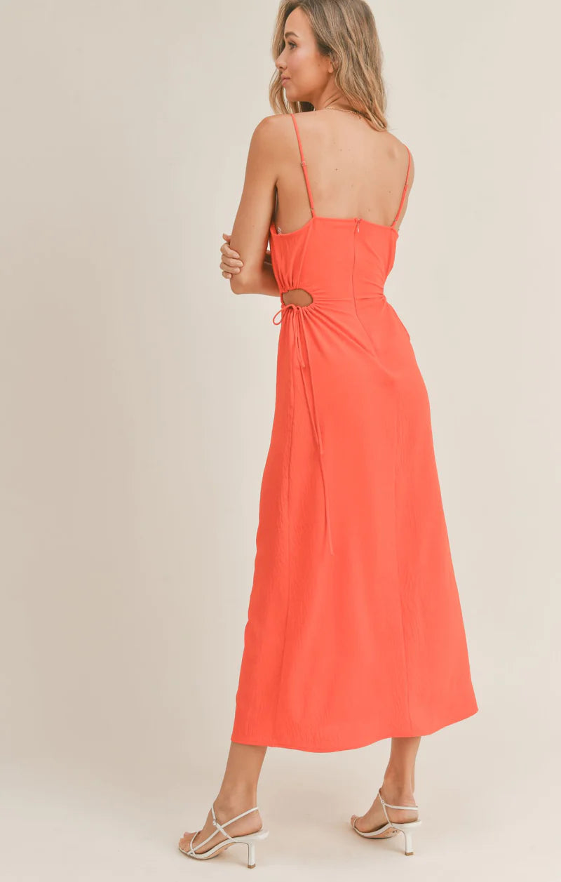 Date Night Side Cutout Maxi Dress