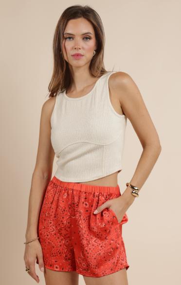 Out of Office Bodice Seam Tank