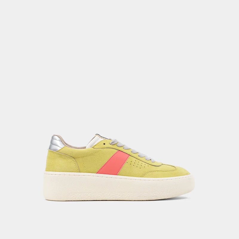 Stacey Sneaker - Lime Suede