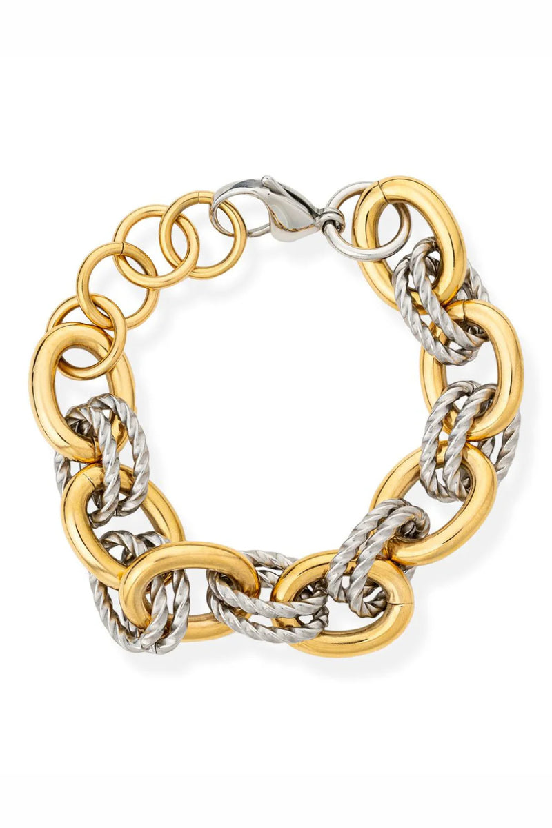 Roxy Two Tone Bracelet