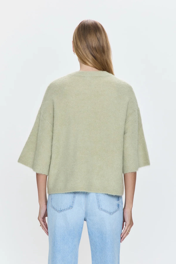 Micah S/S Crewneck Sweater - Pistachio