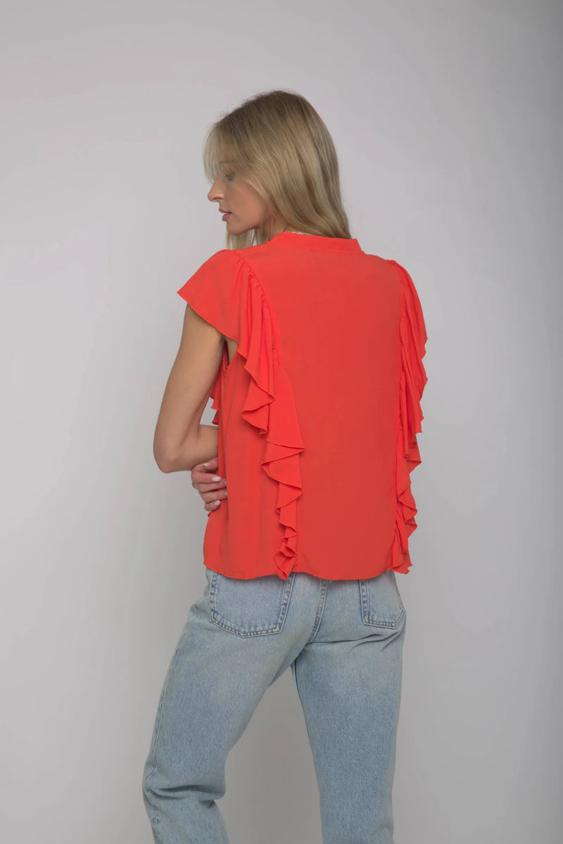Annika Ruffle Top