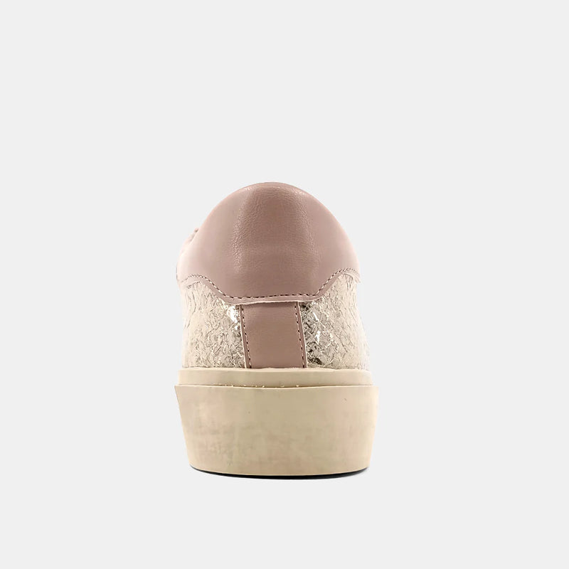 Reba Sneaker - Gold Snake
