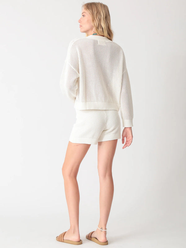 Katie Cardigan - Crochet Ivory
