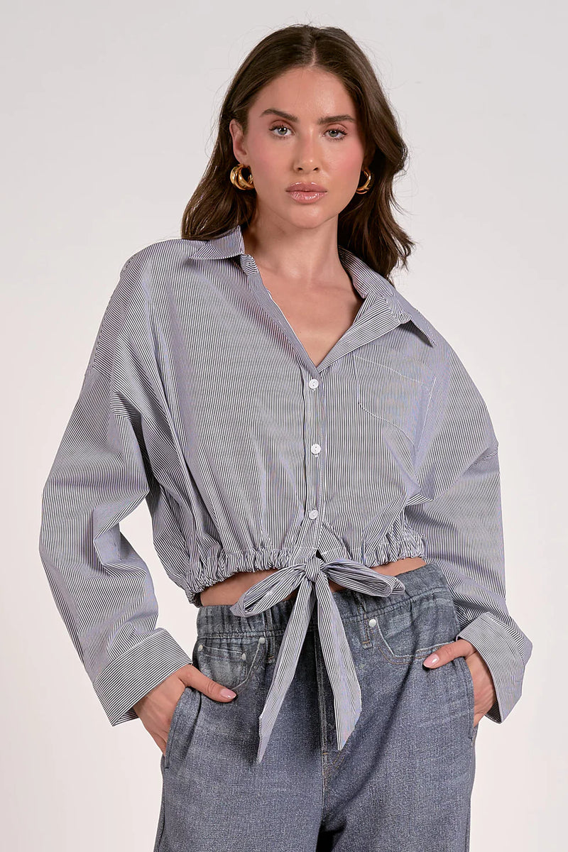 Sailor Top - Black Stripe