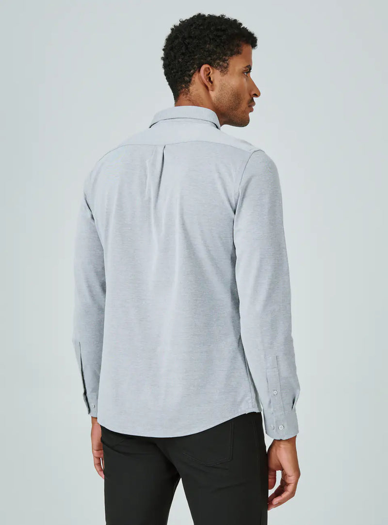 Oxford Long Sleeve Shirt - Grey