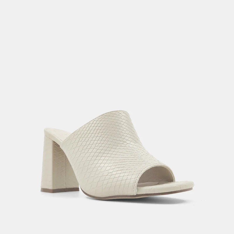 Gaia Heel Snake - Taupe