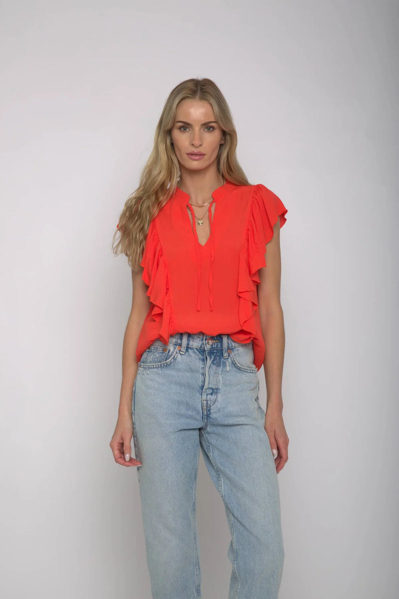 Annika Ruffle Top