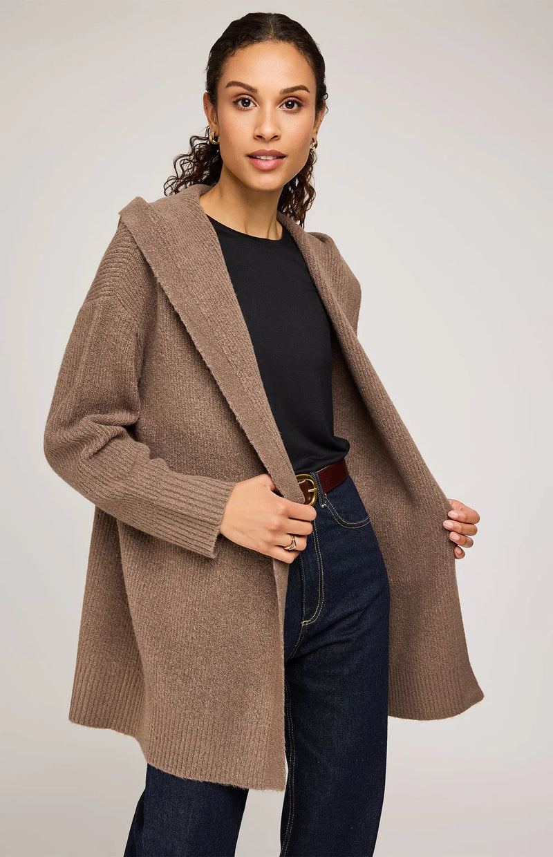 Ilana Cardigan - Heather Bark
