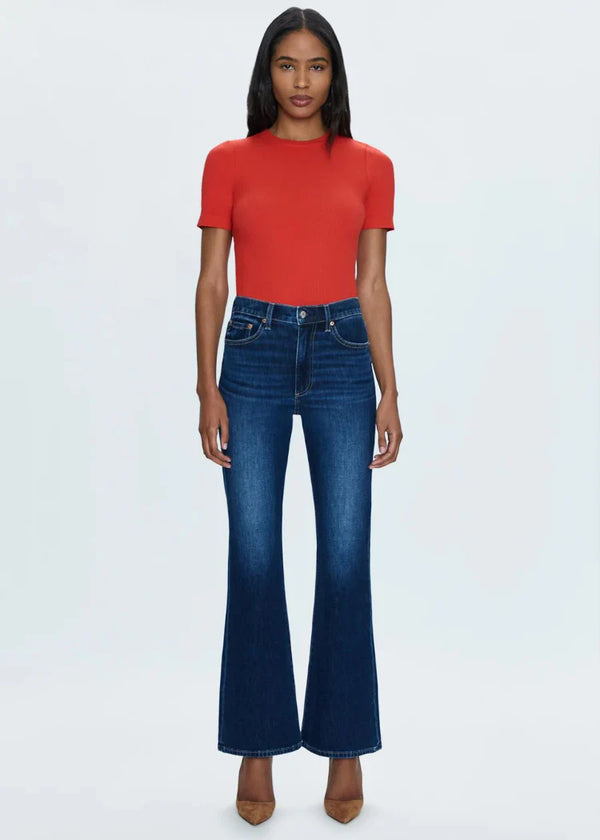 Lennon High Rise Crop Boot - Greenwich