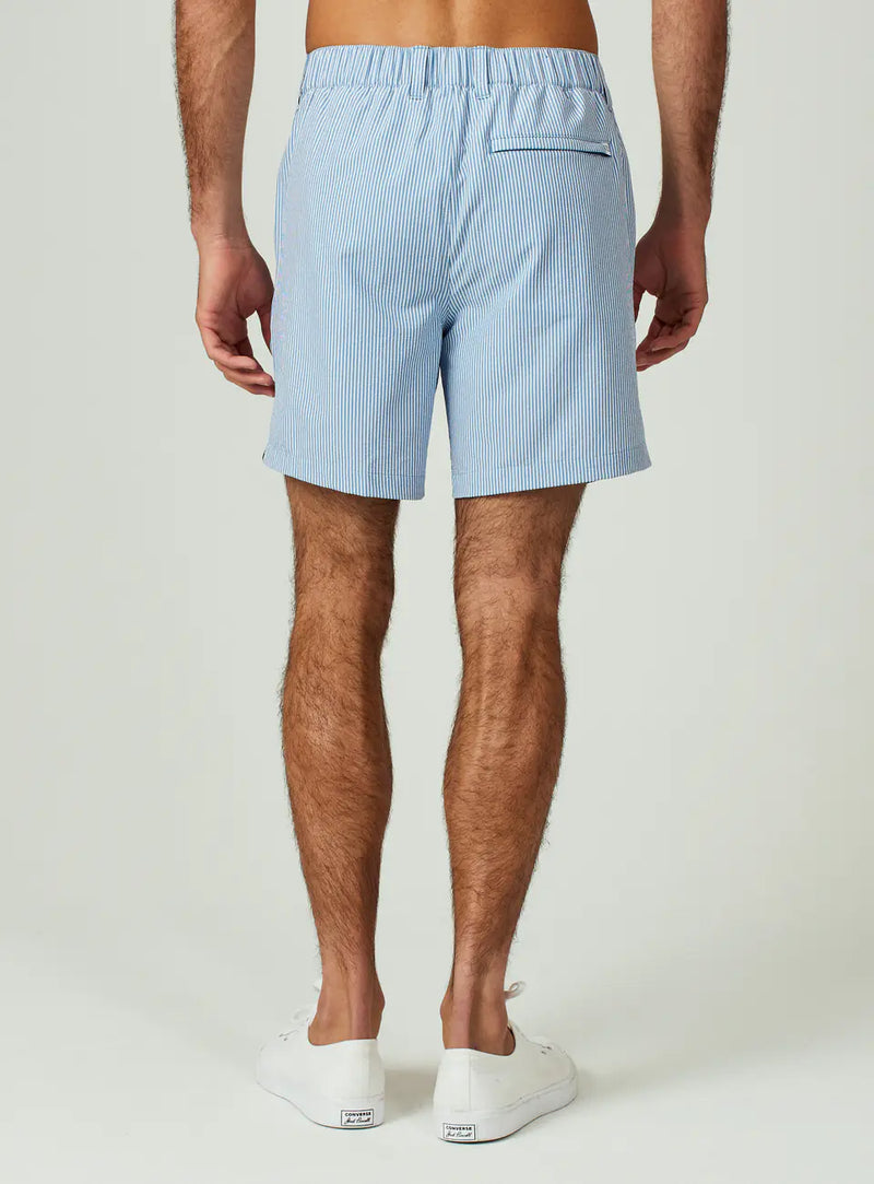 La Jolla Hybrid 7" Short - Blue