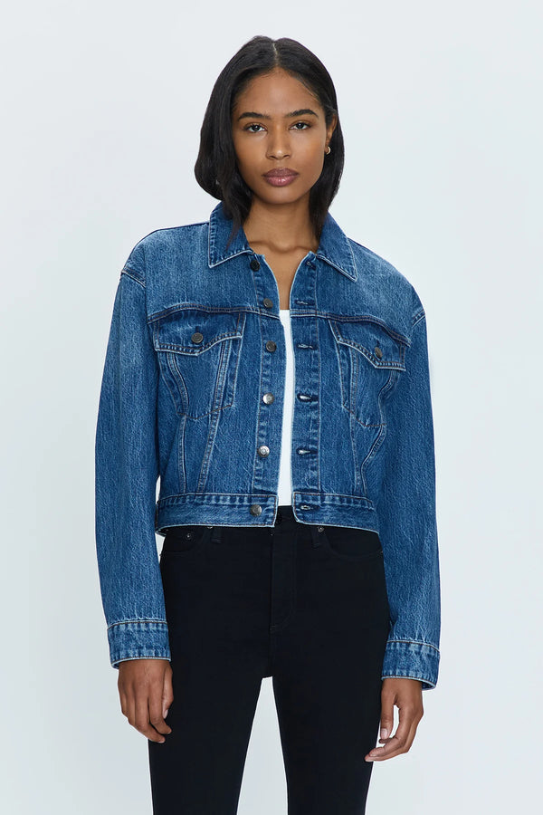Tatum Cropped Trucker Jacket