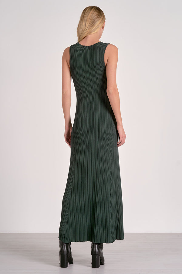 Crewneck Maxi Dress - Pine