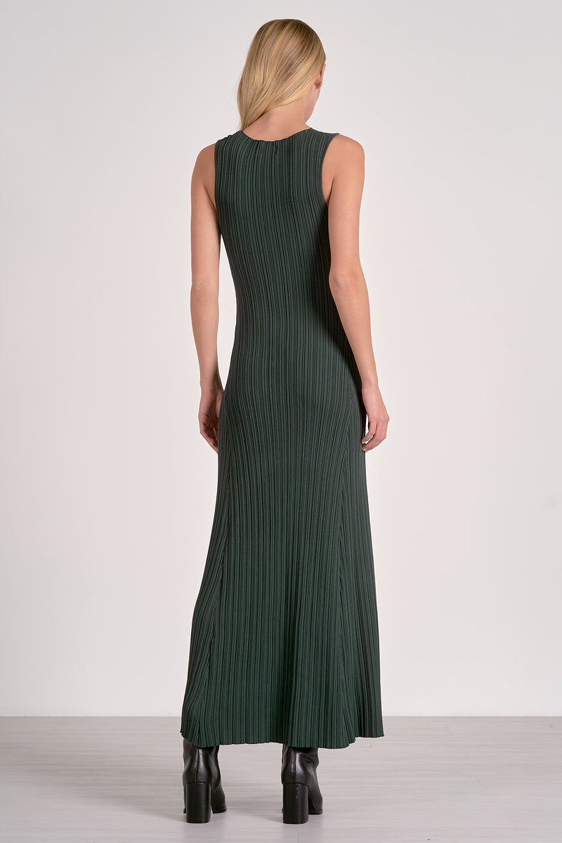 Crewneck Maxi Dress - Pine