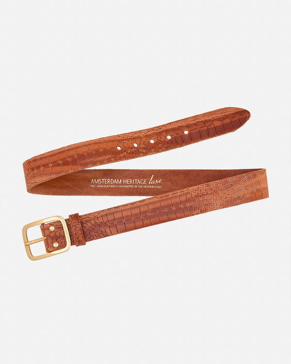Ilse Leather Belt - Camel