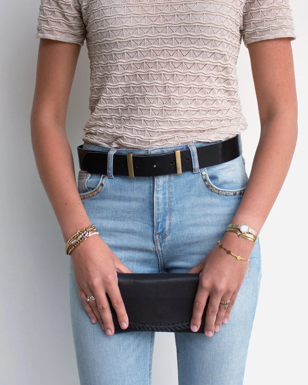 Jip Leather Belt - Black