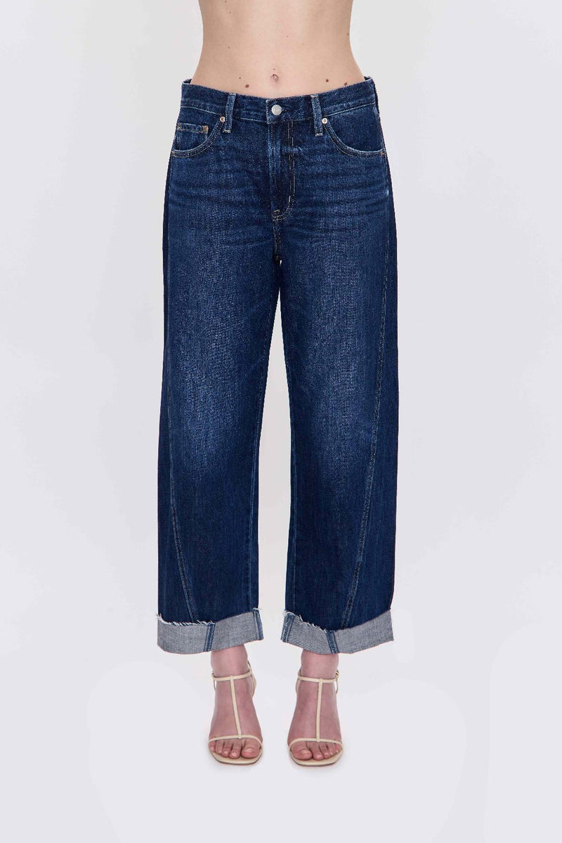 Kacey Mid Rise Cuffed Boyfriend Jean - Cultivate