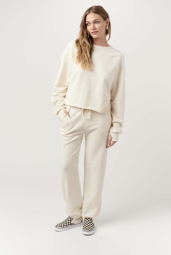 Paris Raglan Sweatshirt - Cream