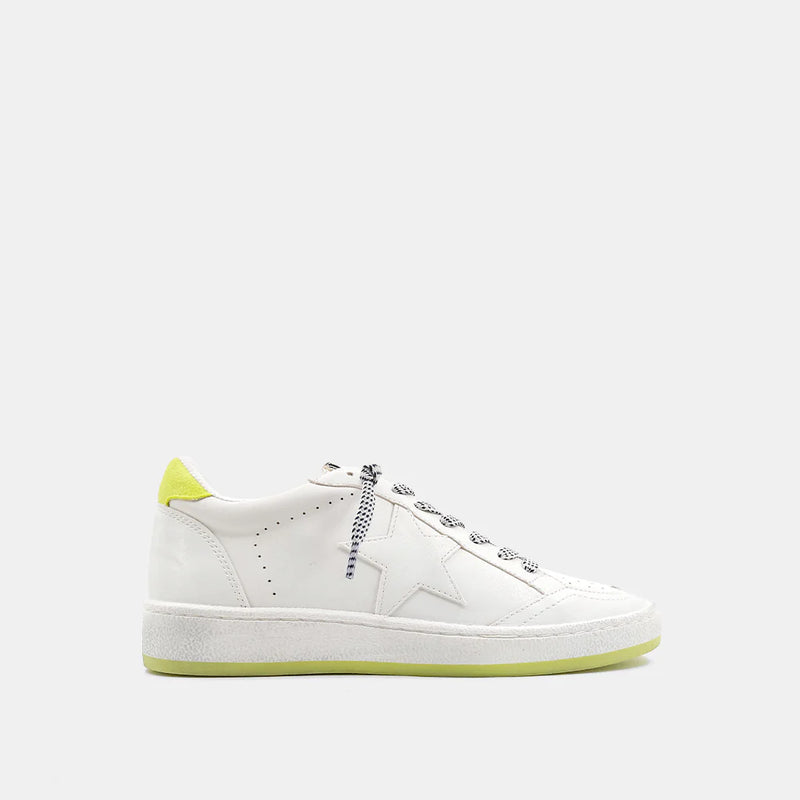 Paz Sneakers - Lime Suede