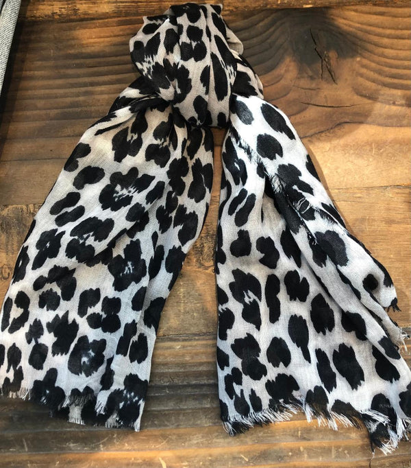Animal Print Neck Scarf