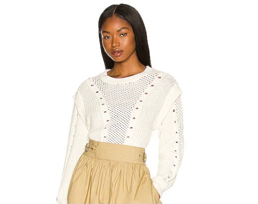 Tia Mesh Sweater
