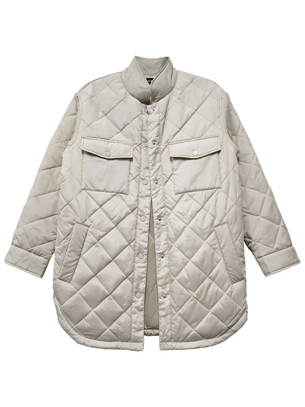 Quilted Coat - Gold Dust