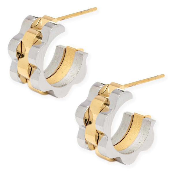Rolly Baby Hoops - Two Tone