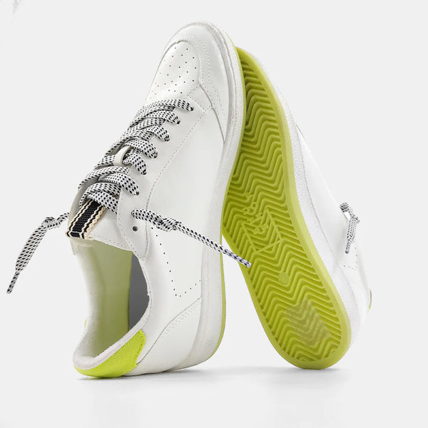 Paz Sneakers - Lime Suede