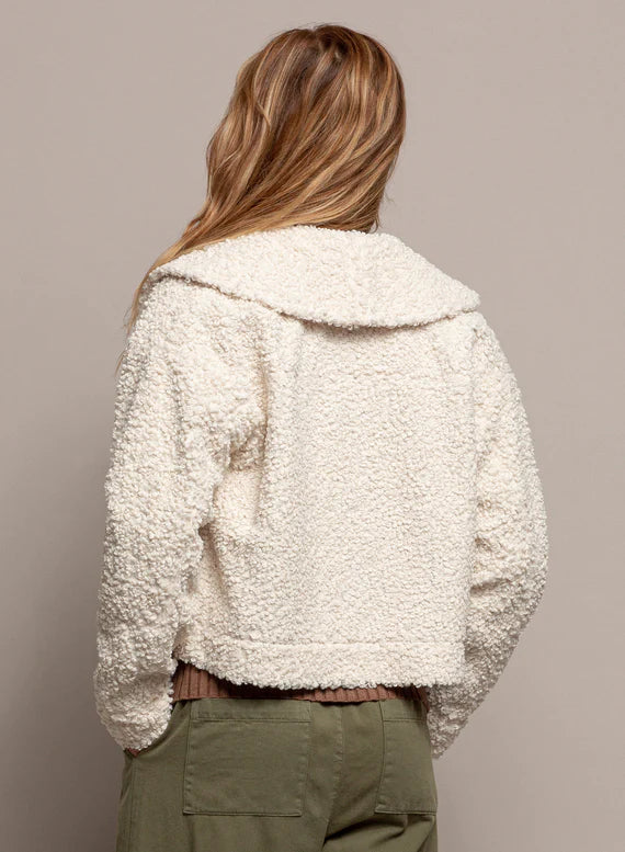 Sherpa Jacket - Cream