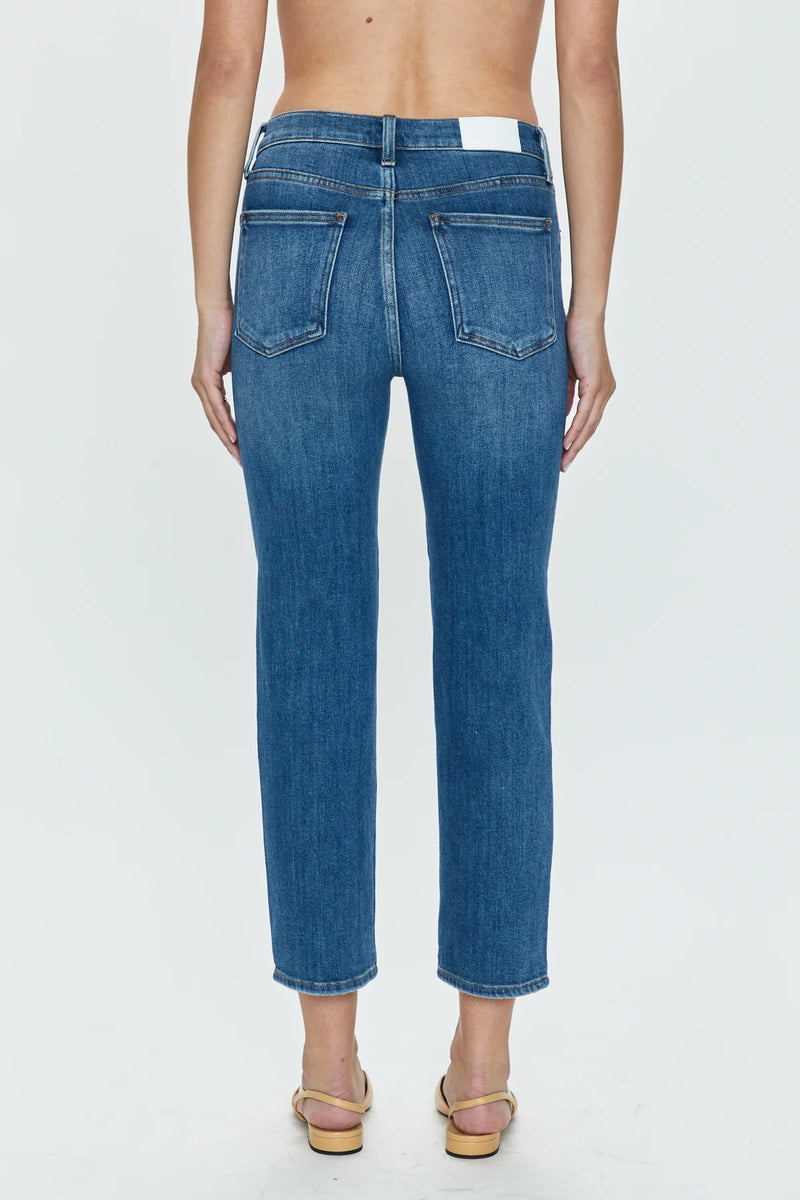 Monroe Crop High Rise Cigarette Crop - Amaya