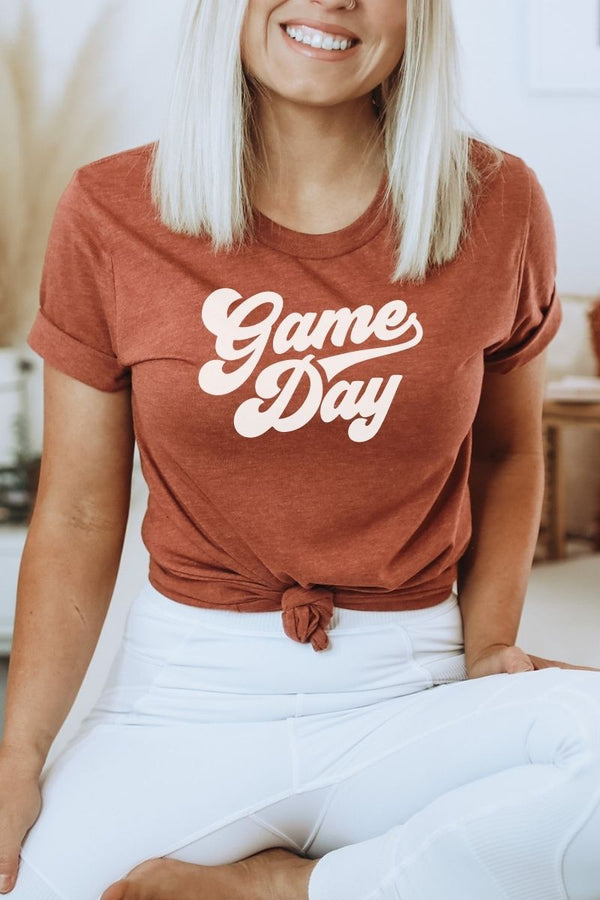 Game Day Tee - Heather Clay