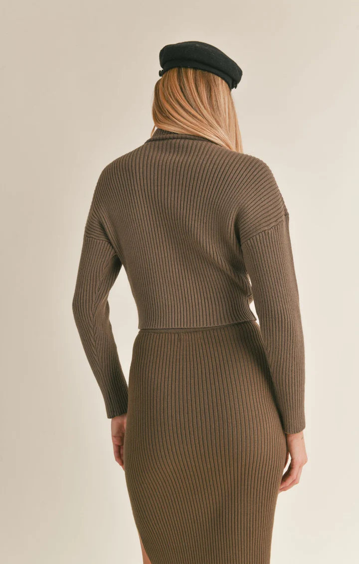Kalli Turtleneck Sweater - Dark Olive
