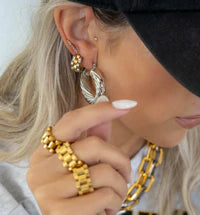 Rolly Baby Hoops - Two Tone