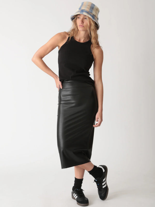 Aspen Vegan Leather Skirt