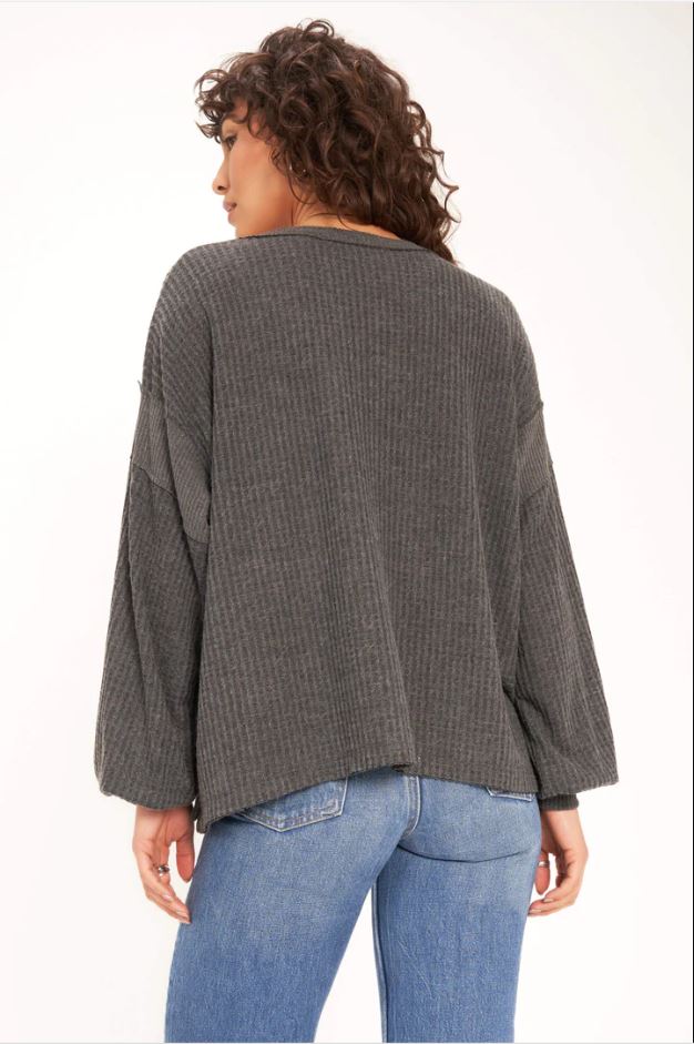 Close to You Brushed Thermal - Charcoal
