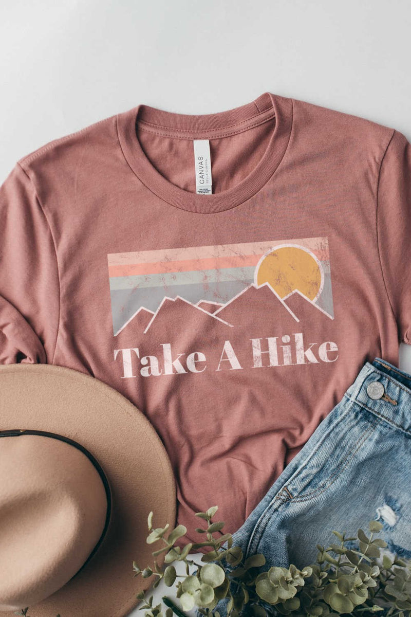 Take a Hike Tee - Mauve