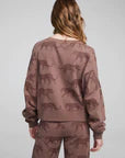 Allover Leopards Fleece Pullover